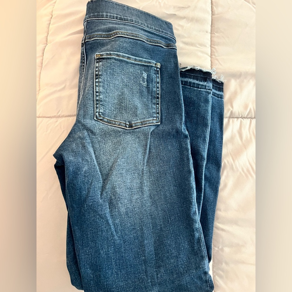 Spanx Jean-ish ankle Jeggings Petite medium